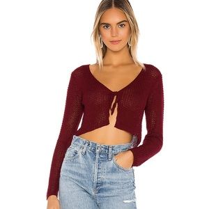 Channing knot front sweater